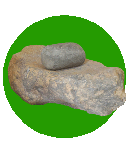 هاون سنگی در کاخ موزه فلاحتی